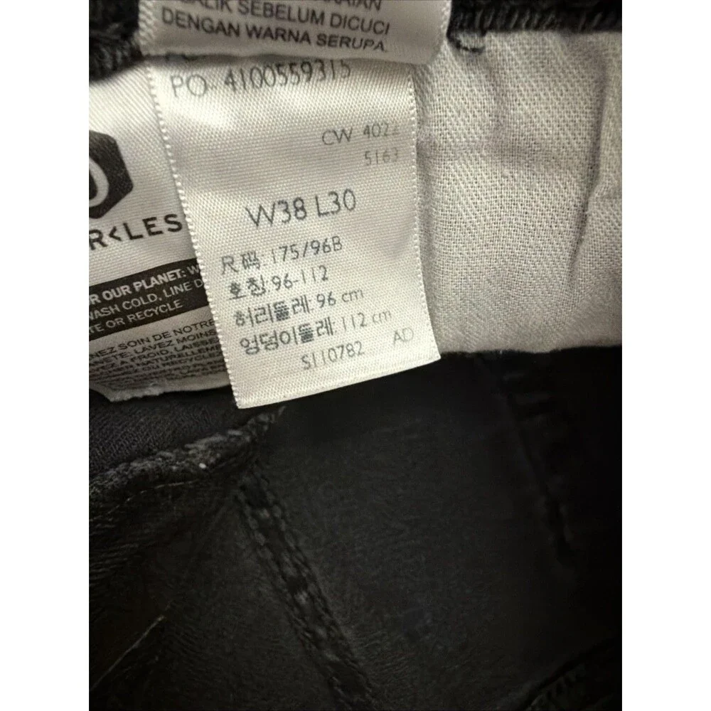 Levi's men's 510 slim fit jeans 38x30 Black